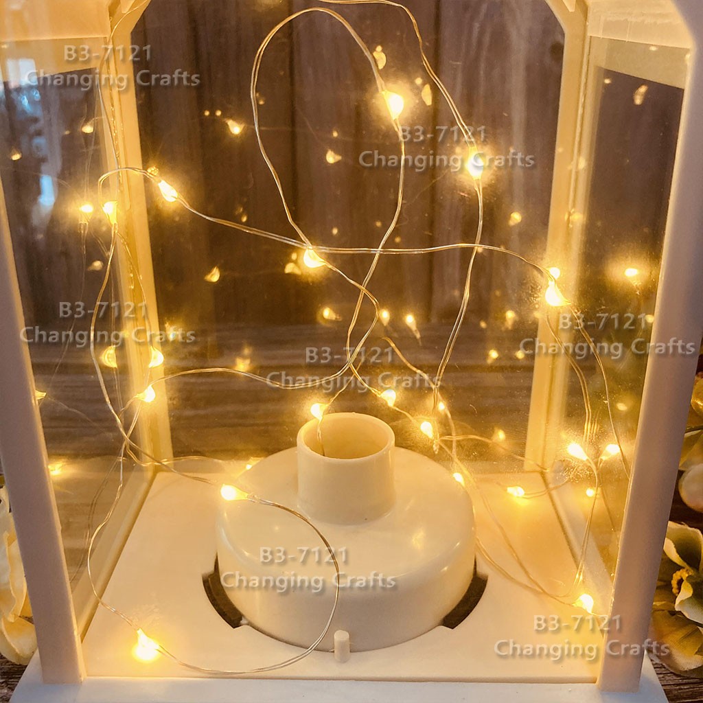 Factory direct sales of European-style Christmas wind lights, LED light-emitting lanterns, decorative handicrafts and ornaments, Ramadan Festival home parties detail image 17