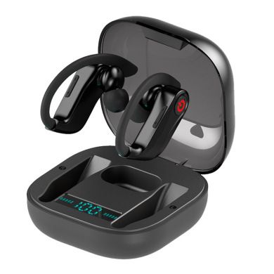 跨境新款TWS蓝牙耳机5.0 真无线双耳 Q62带LED数显运动防水耳机
