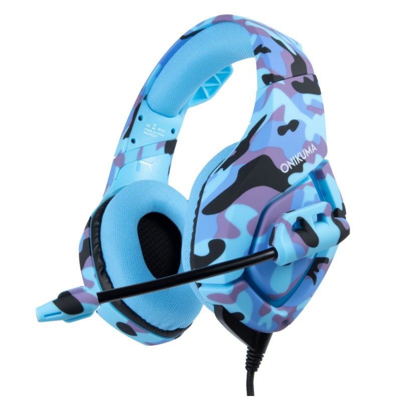 耳机 K1 迷彩耳机 PC PS3 PS4 游戏耳机Xbox On白底实物图