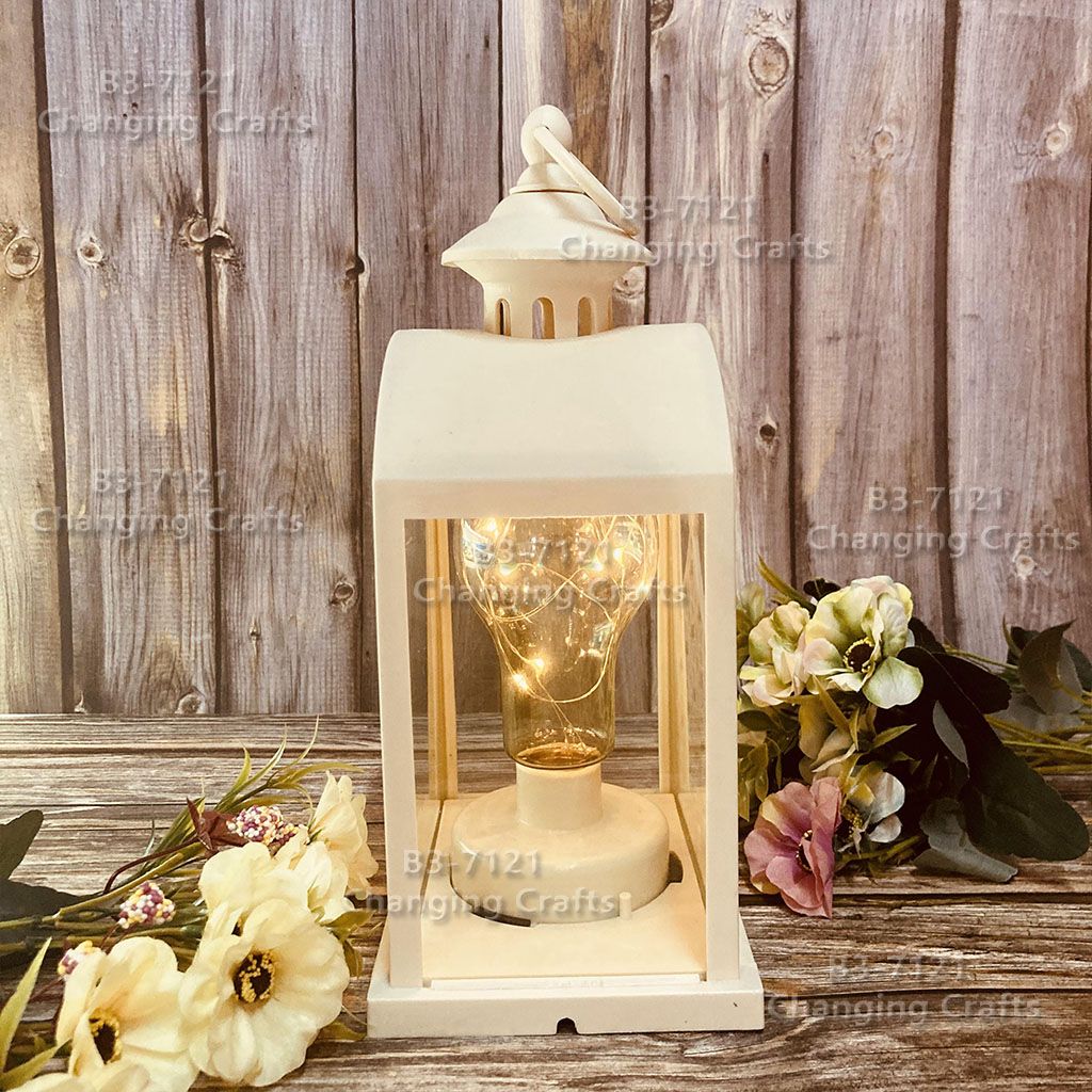 Ramadan USB 10,000 Christmas Ghost Festival style lantern candlestick, antique electronic LED small horse lantern, oil lamp hanging piece details Picture