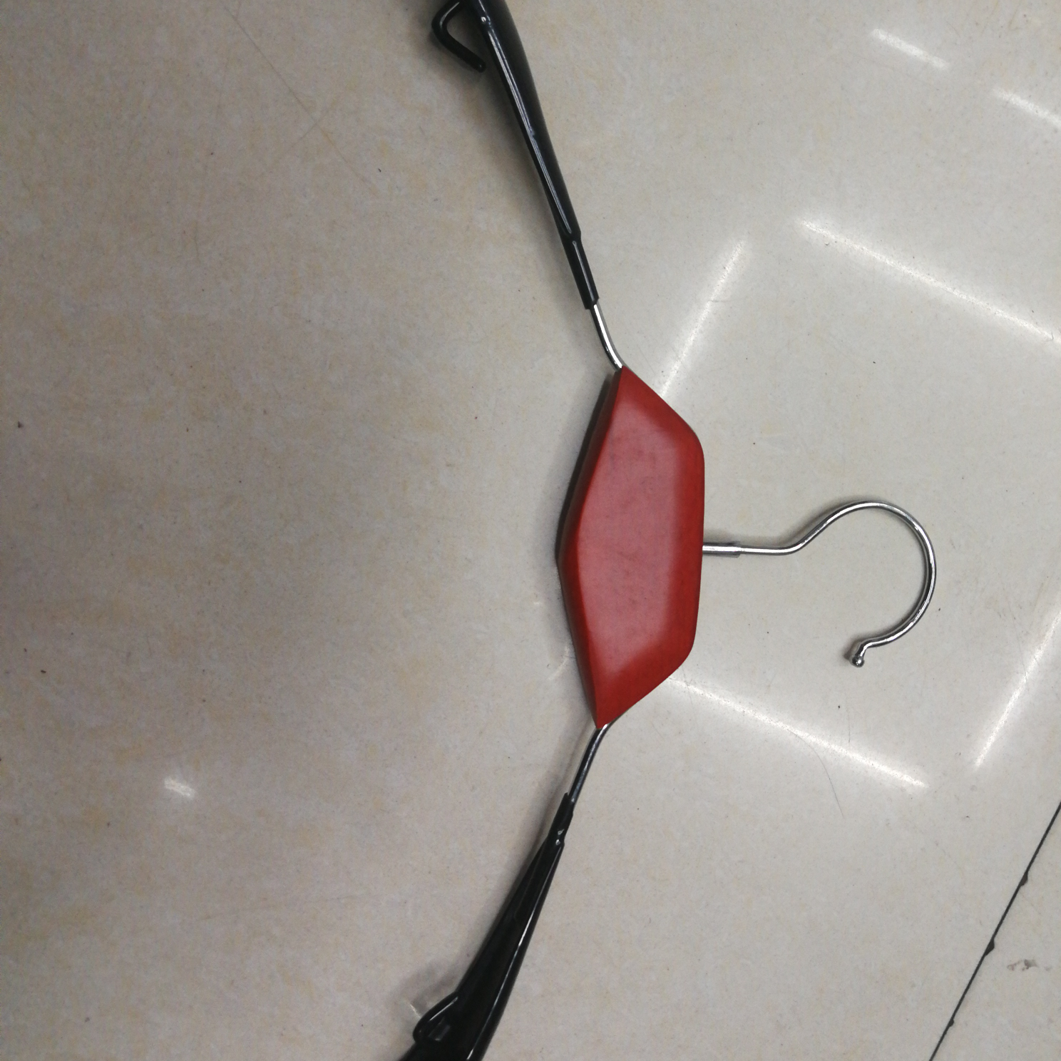 韩版木质服装店 女士实木勺子防滑衣架 无痕 衣架女装衣架服装店