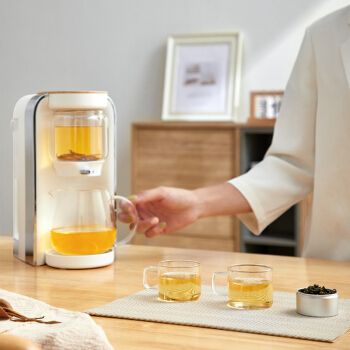 Mingzhan Health Care kettle, instant tea drinking machine, tea brewer, kettle, kettle, electric kettle, hot water kettle, office and household, MZ-906 details Picture