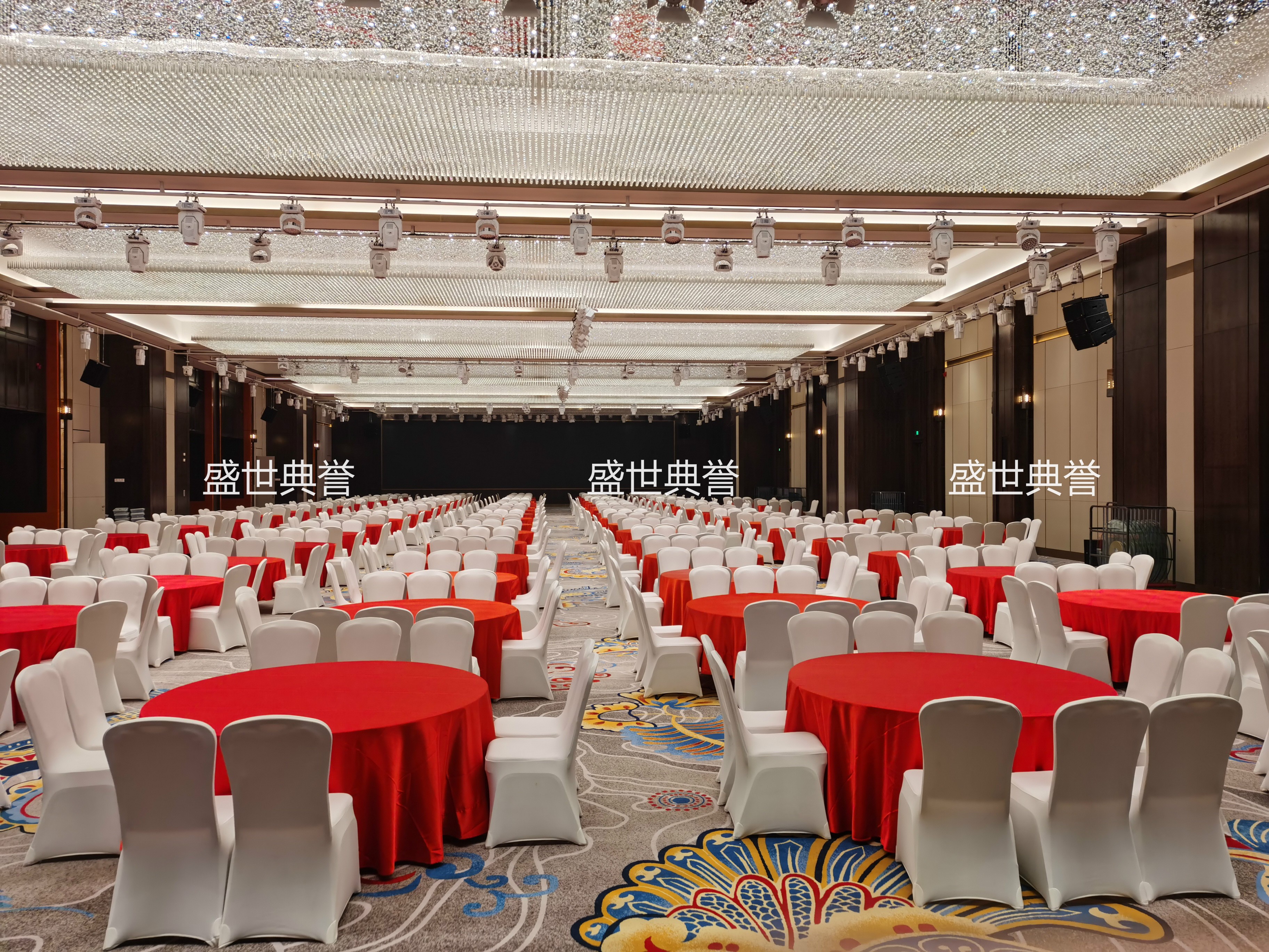 铜仁星级酒店宴会厅玻璃转盘定做婚宴圆桌钢化玻璃转盘宴会桌转盘详情图15