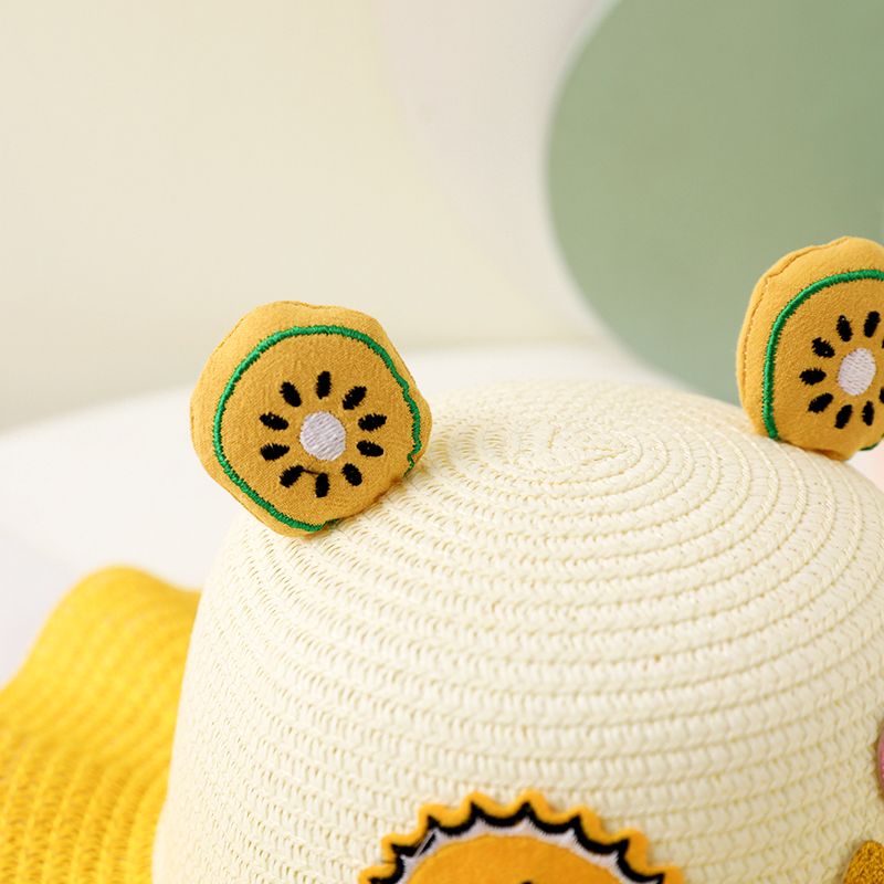 Cute cartoon cotton watermelon avocado and other fruits Korean headdress hair brooch diy accessories accessories