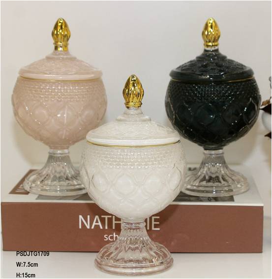European Bohemian style jewelry jar Candy jar