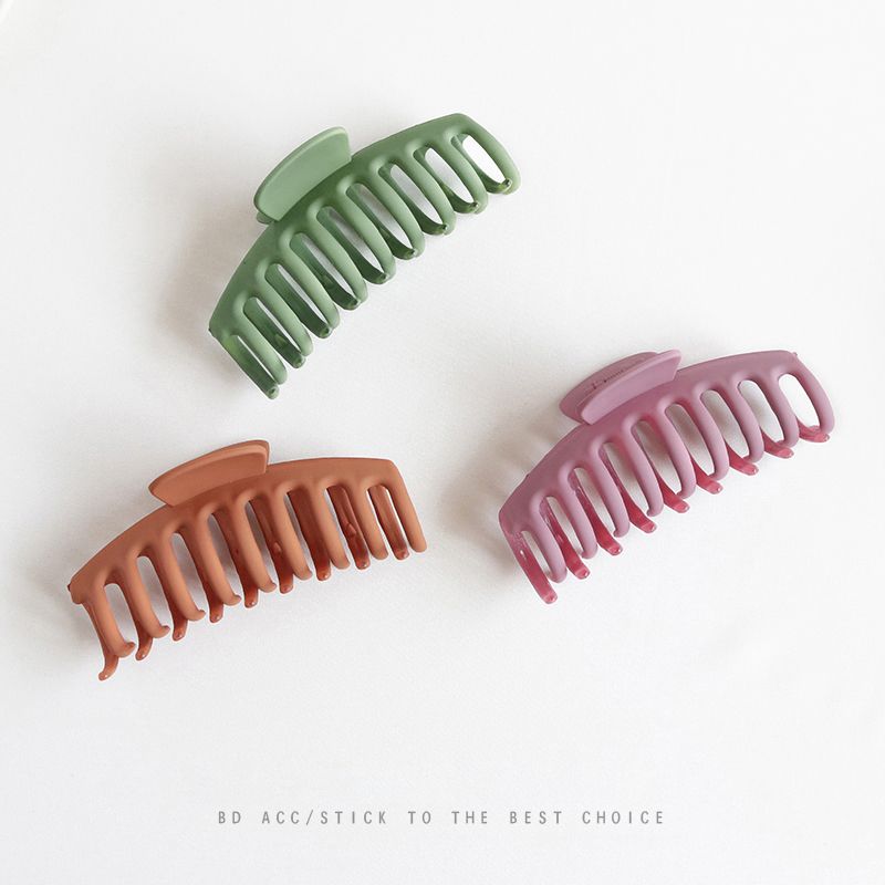 Large Japanese and Korean hair clips, Korean hair clips, women's headwear, face wash hair clips, adult top clips, ins hair accessories, back of the head hair clips details Picture