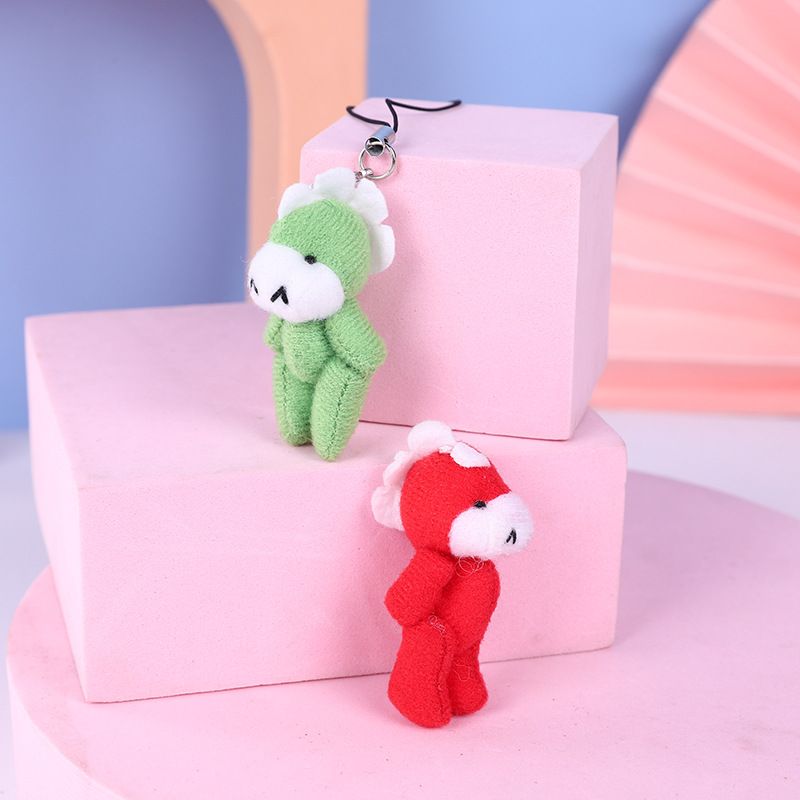 Pendant dolls, key chains, gifts, creative keychains for women, small pendants, cartoon animals, wholesale in stock, direct supply Specification image