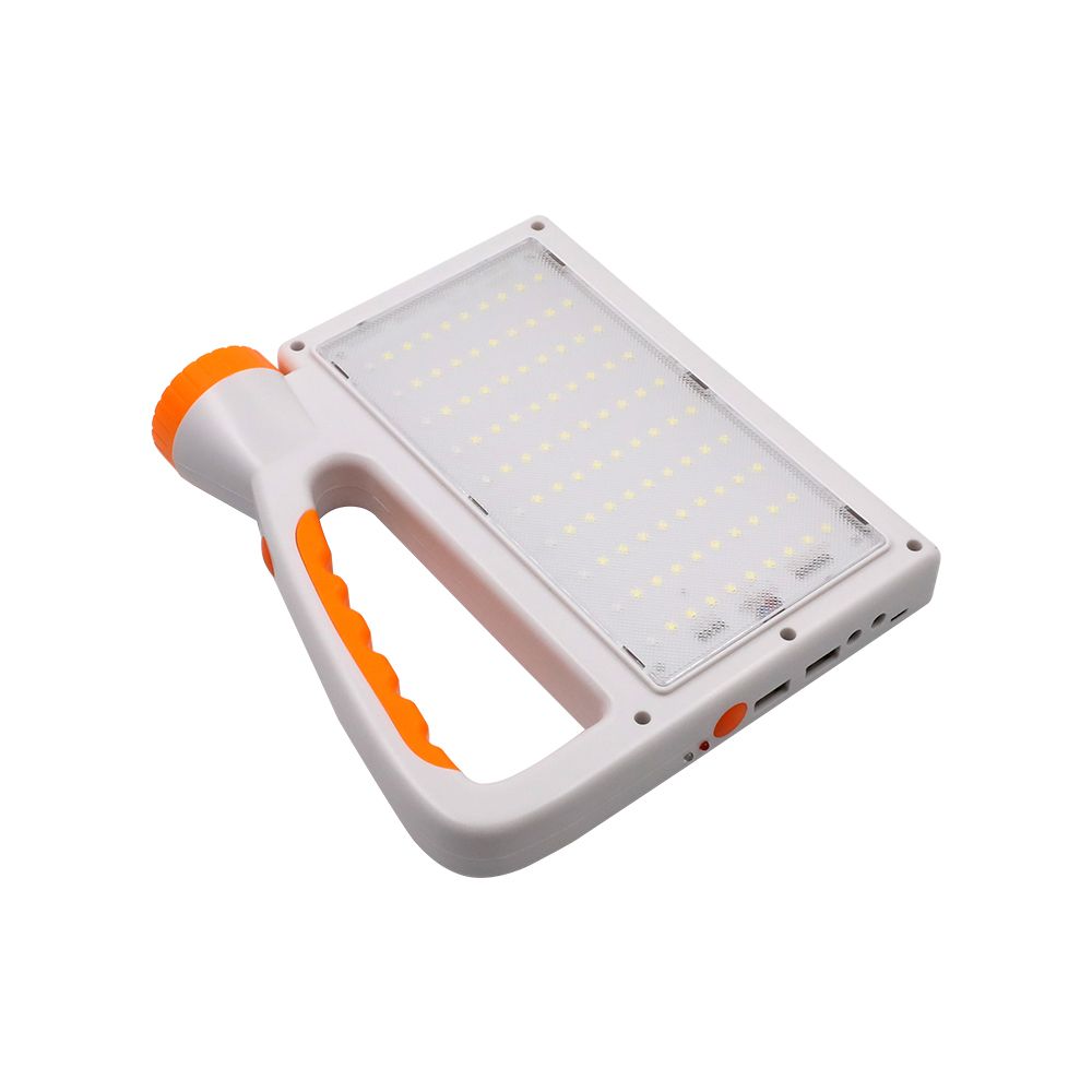  强光手电筒太阳能探照灯电灯可充电手提远射家用便携应急户外