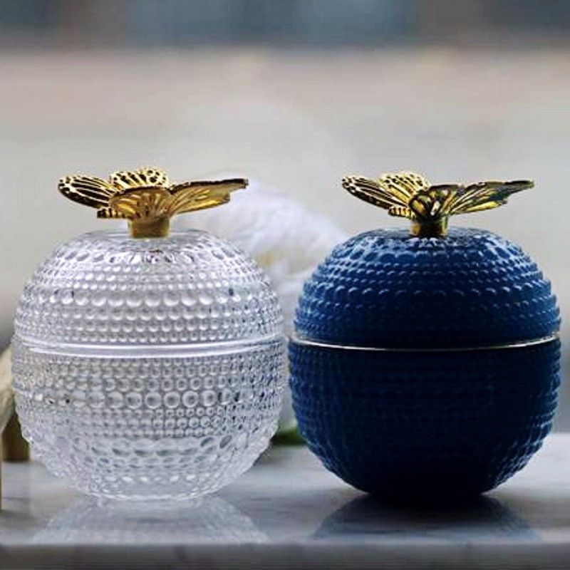 Bohemian beads glass jewelry storage box