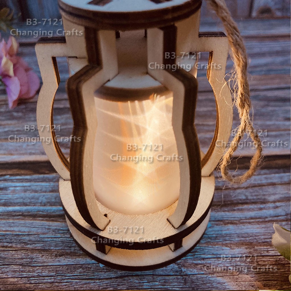 European-style small wind lamps, wooden and glass soft decoration props, horse lanterns, candlesticks, home ornaments, wedding antique-style street lamps detail image 16