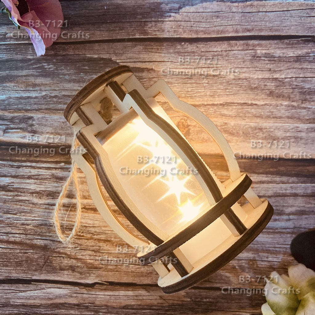 European-style small wind lamps, wooden and glass soft decoration props, horse lanterns, candlesticks, home ornaments, wedding antique-style street lamps detail image 15