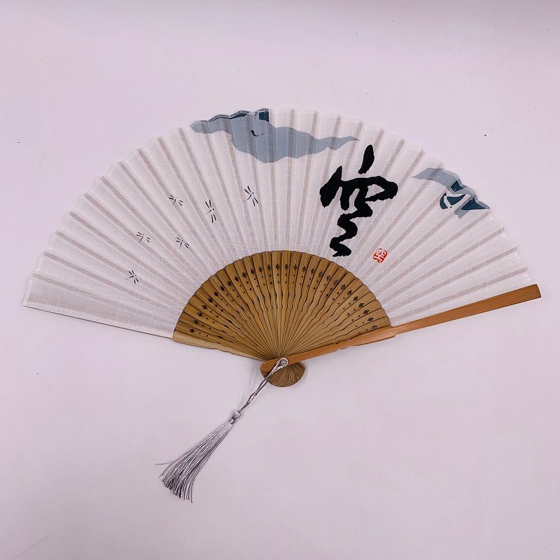 日韩式女扇  优质折扇  *古风折扇  镂空*日式和风扇*  竹质折叠扇子  批发详情图6