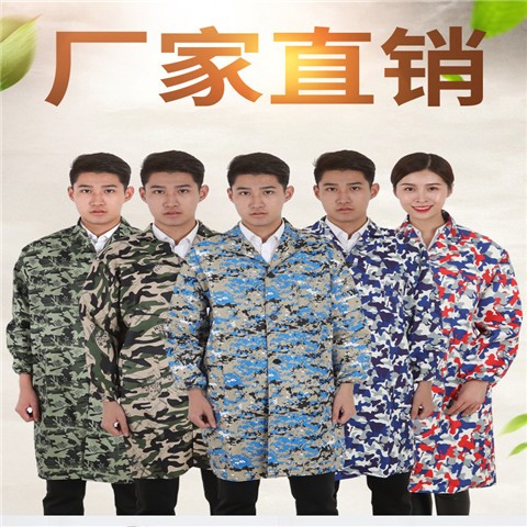 工作服大褂劳保外套罩衣正穿衣男士工作大褂迷彩大褂男大褂制服呢大褂详情7