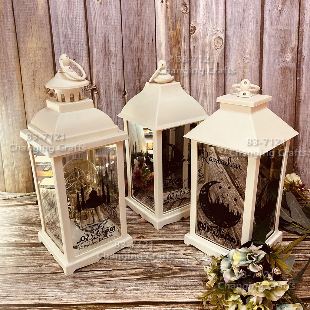Christmas, Ramadan wind lanterns, candles, electronic creative accessories, street goods, imported decorative handicrafts, LED lights details Picture