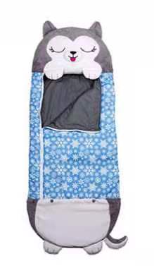 加绒保暖儿童独角兽动物卡通睡袋睡衣玩具详情图1