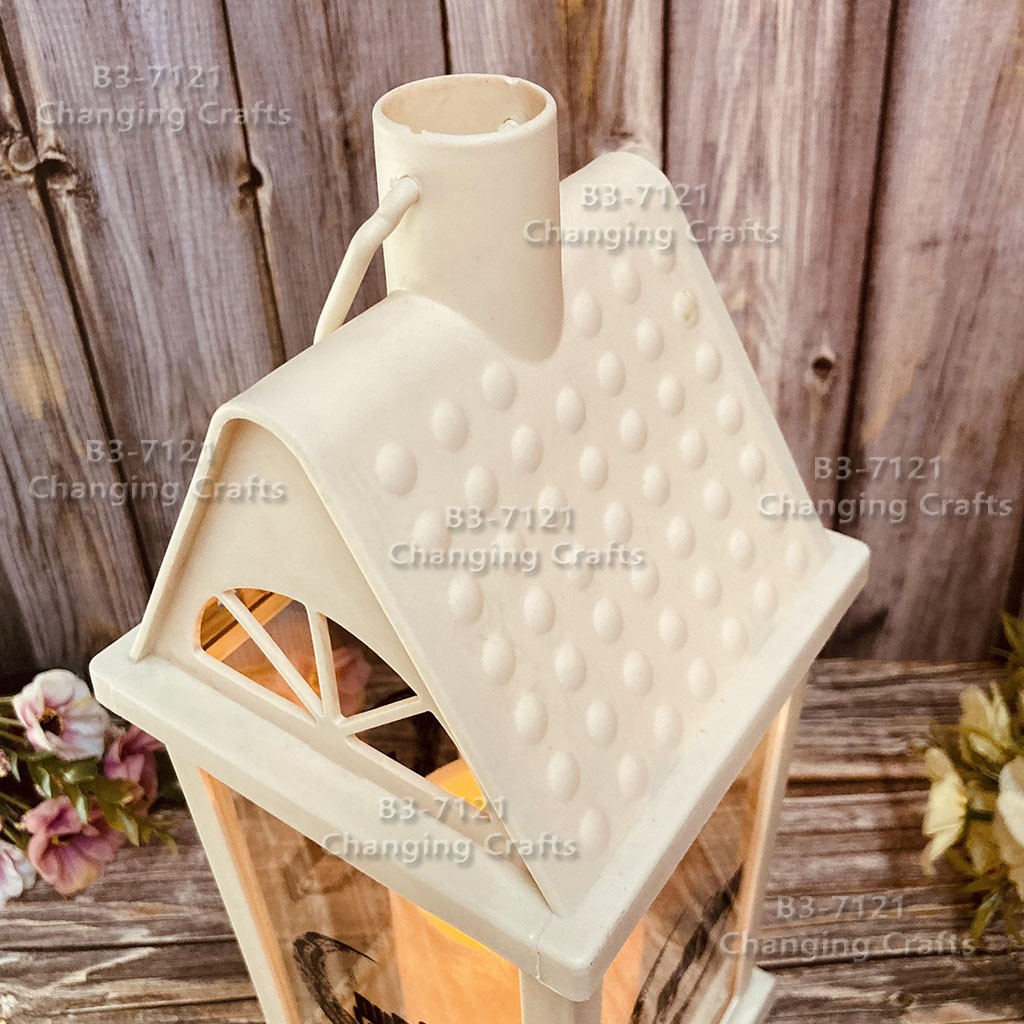 ramadan LED outdoor lawn garden Christmas usb Halloween Ramadan plastic candle wind lamp detail image 11