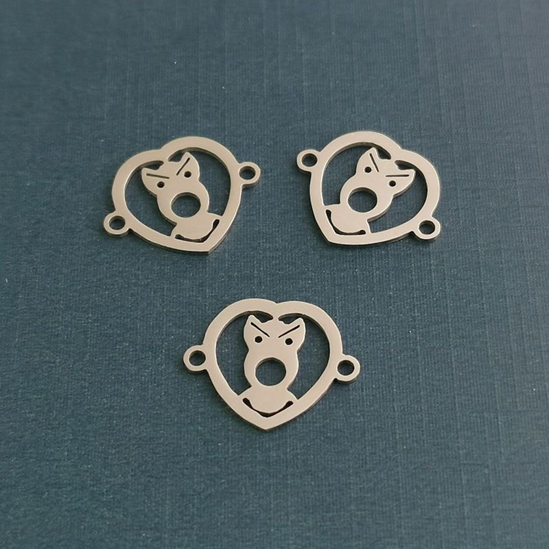 2021 New style simple and retro jewelry bracelet, stainless steel heart-shaped owl pendant, adjustable bracelet for women wholesale
