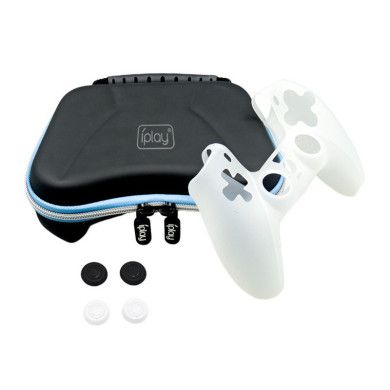 PS5 Handle EVA storage hard bag + silicone sleeve + rocker protective cap set PS5 6-in-1 set HPP-283