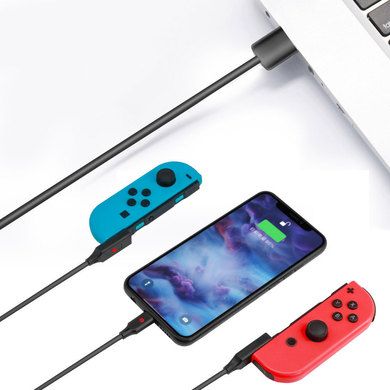 JYS Switch三合一充电线 joycon小手柄充电线switch主机充电线产品图