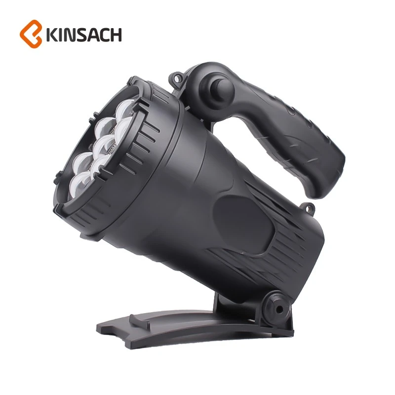 High-intensity searchlight led high-intensity long-range charging portable lamp outdoor lighting flashlight spotlight detail image 1