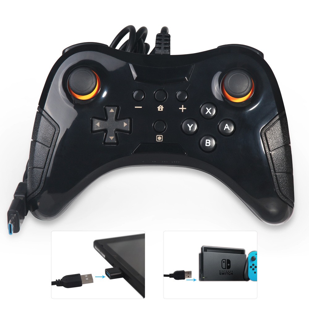DOBE switch wired game controller, Nintendo joy-con wired game controller, NS game controller detail image 1
