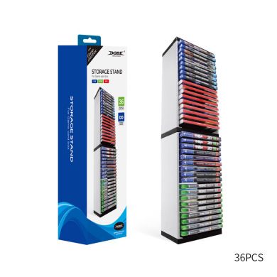 PS5 Game disc box storage rack PS5 console disc Double layer storage box holder can hold 36 pieces
