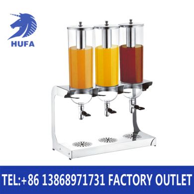 European high-end stainless steel perspective juice tripod milk coffee tripod milk tea self-service juice drink machine cold drink machine full figure