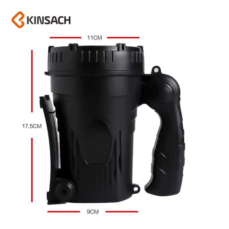 led high-intensity long-range charging portable lamp, outdoor lighting flashlight, spotlight, high-intensity searchlight details Picture