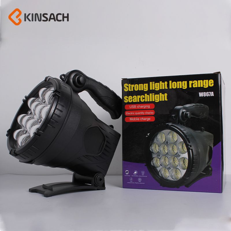 Outdoor lighting flashlight, spotlight, high-intensity searchlight, led high-intensity long-range charging portable lamp Application Scenario