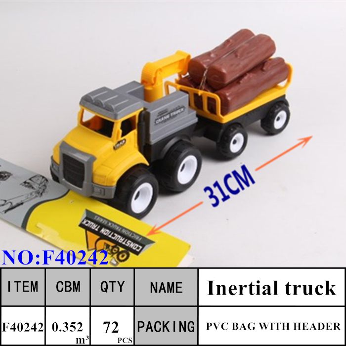 Farmer truck children simulation truck freight truck construction truck boy toy wholesale with wood decoration F40242