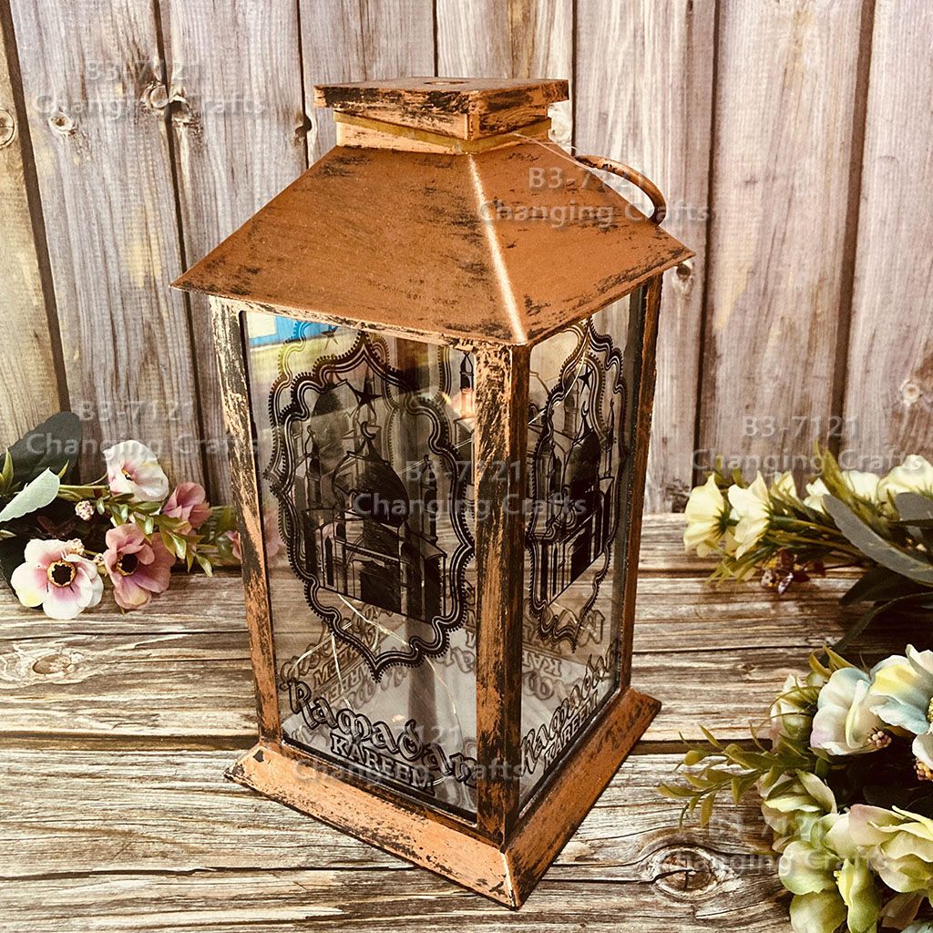 Creative ornaments Christmas Ramadan lanterns electronic candles decorative crafts stall goods imported LED lights