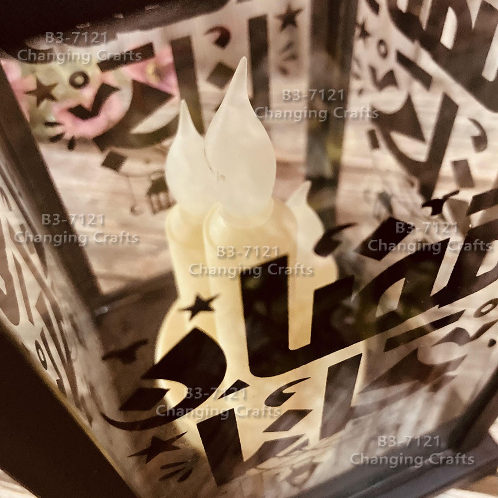 Cross-border Saudi Arabia Ramadan Festival LED light strings, candles, wind lanterns, festival ornaments, Ramadan patterns, party gatherings detail image 6