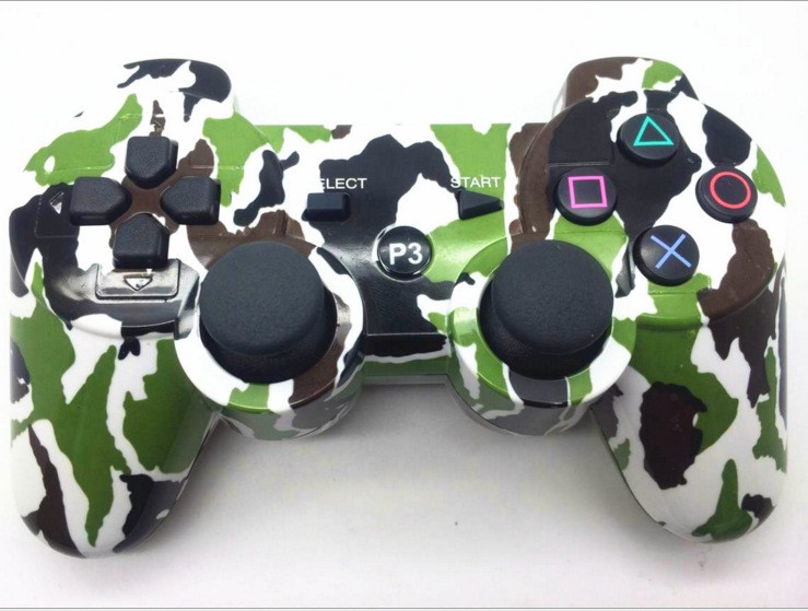 PS3 Bluetooth controller, PS3 camouflage controller, PS3 game controller, PS3 wireless controller detail image 1