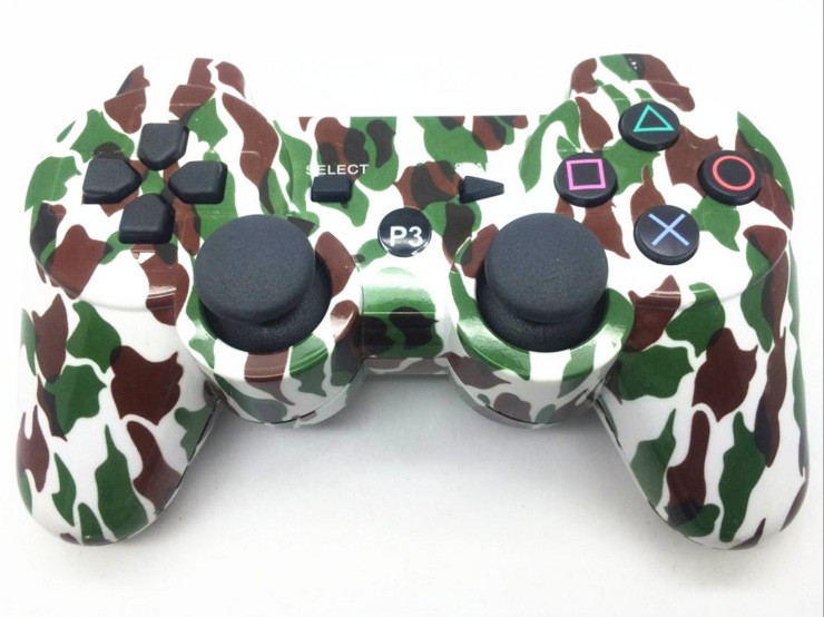 PS3 Bluetooth controller, PS3 camouflage controller, PS3 game controller, PS3 wireless controller detail image 2