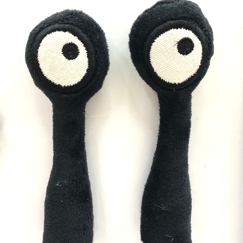 可爱毛绒卡通玩具昆虫眼睛长眼睛动物触角配件眼睛角帽子配饰配件