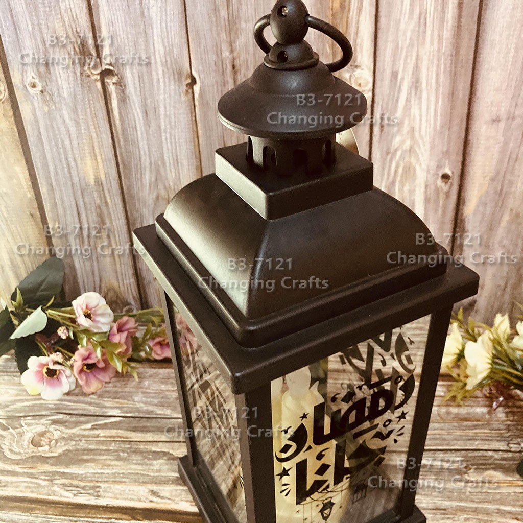 Cross-border Saudi Arabia Ramadan Festival LED light strings, candles, wind lanterns, festival ornaments, Ramadan patterns, party gatherings detail image 9