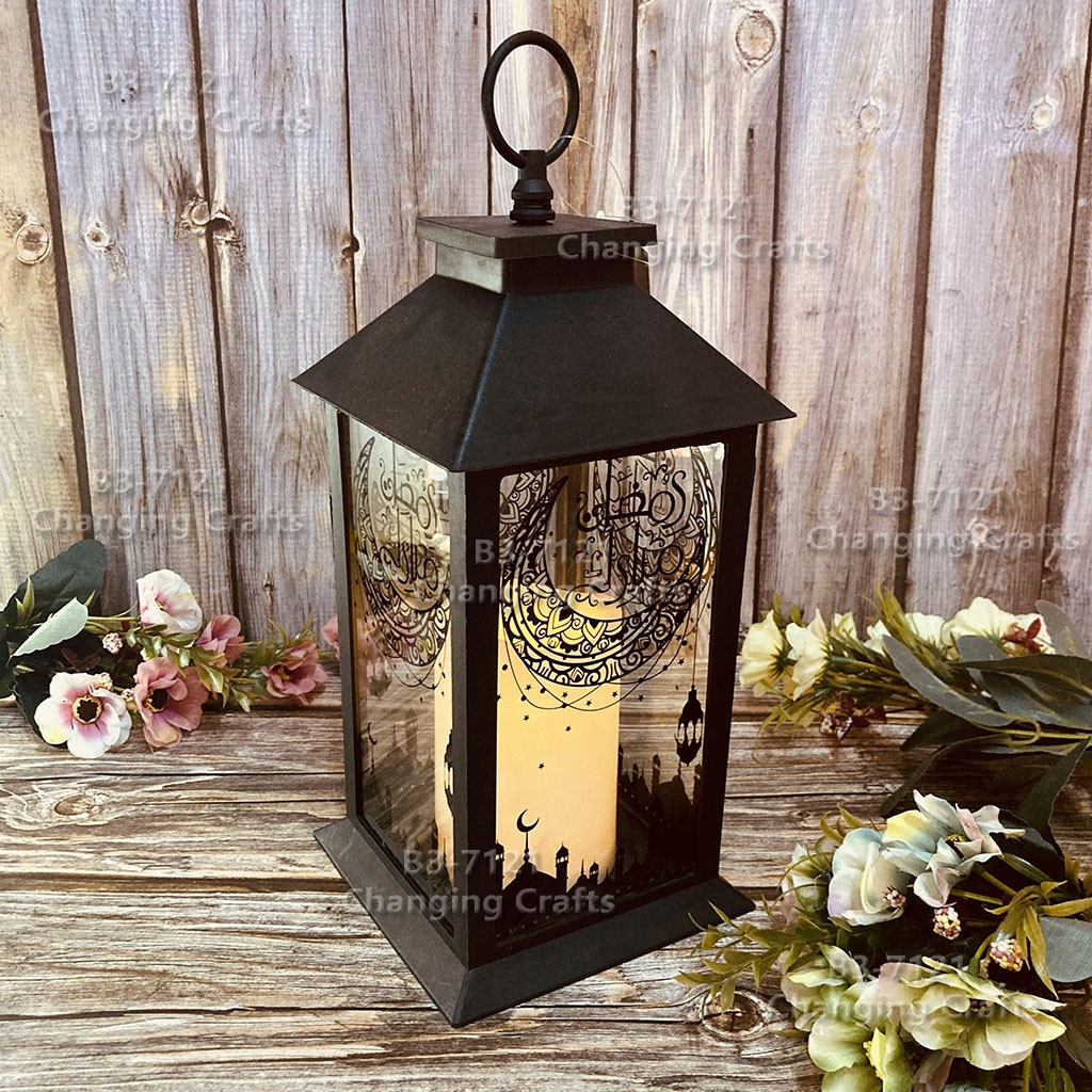 Cross-border Saudi Arabia Ramadan Festival LED light strings, candles, wind lanterns, festival ornaments, Ramadan patterns, party gatherings detail image 10
