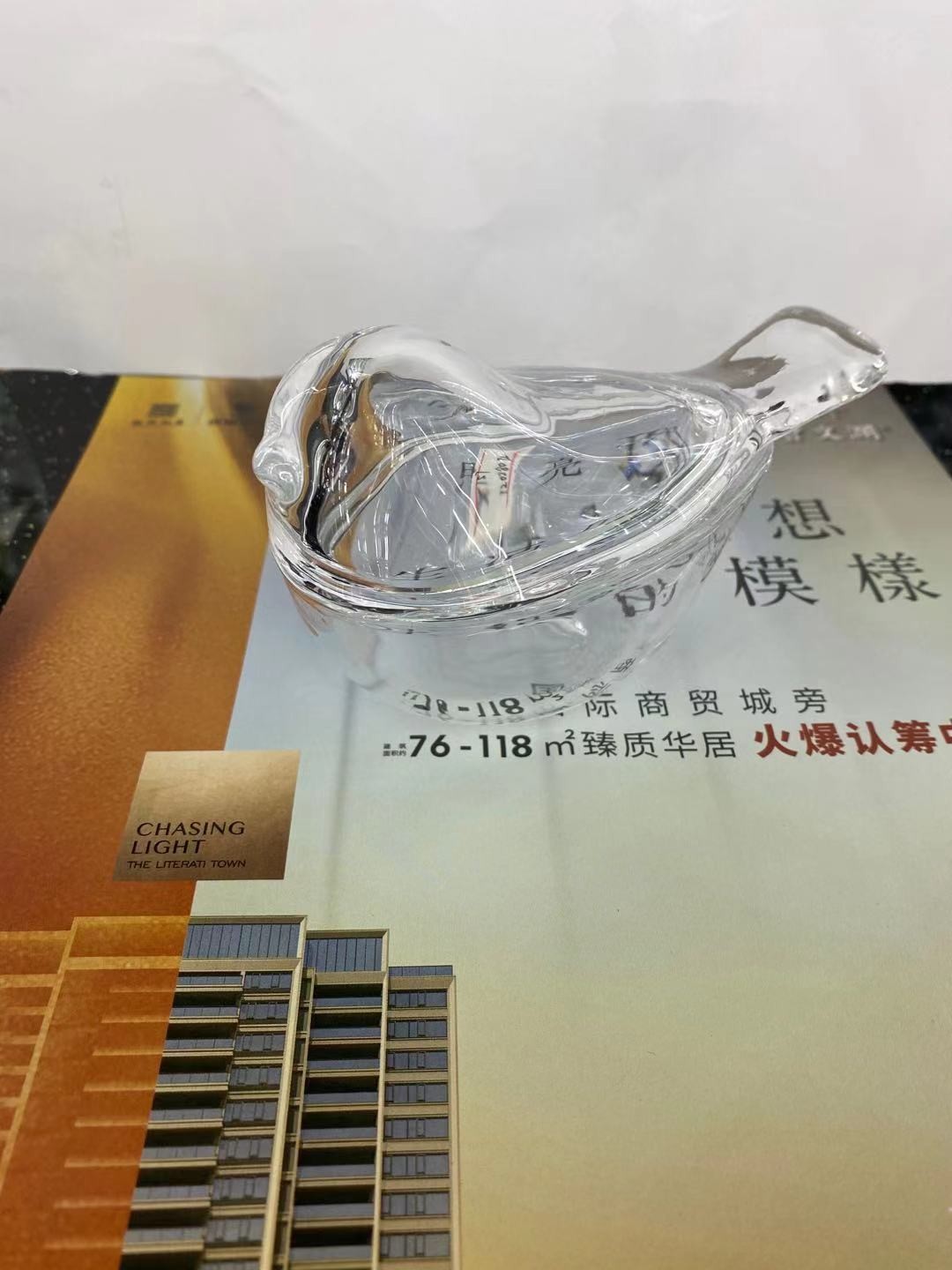 复古小鸟玻璃糖缸水晶糖果罐带盖收纳罐精致ins风化妆品收纳装饰摆件                           详情图3