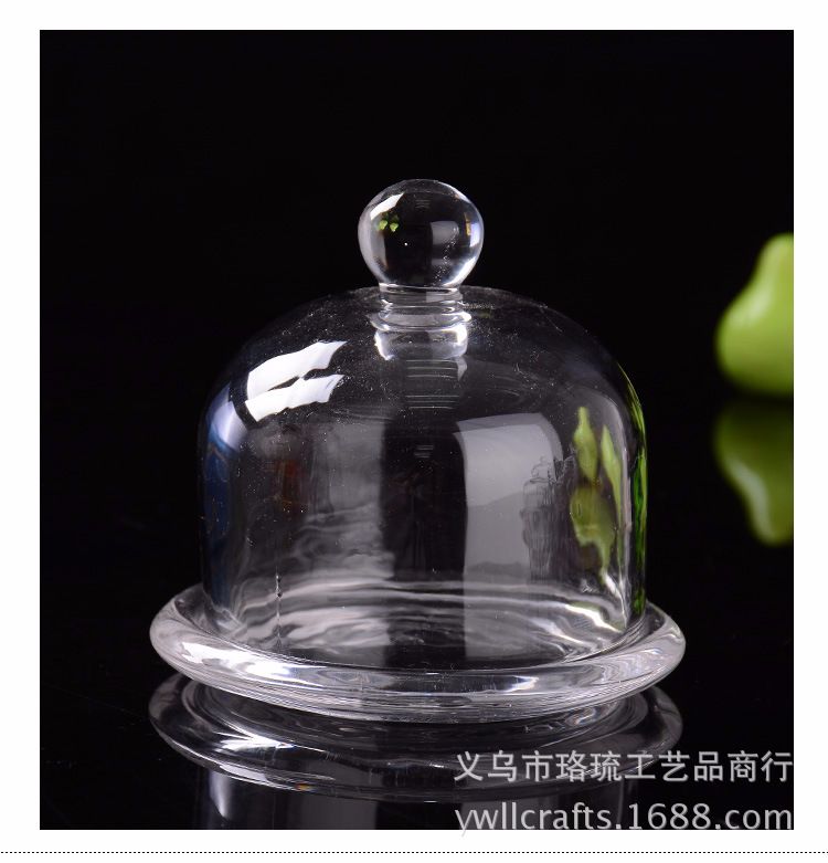 Simple dim sum dust cover new transparent crystal glass furniture furniture manufacturers direct wholesale