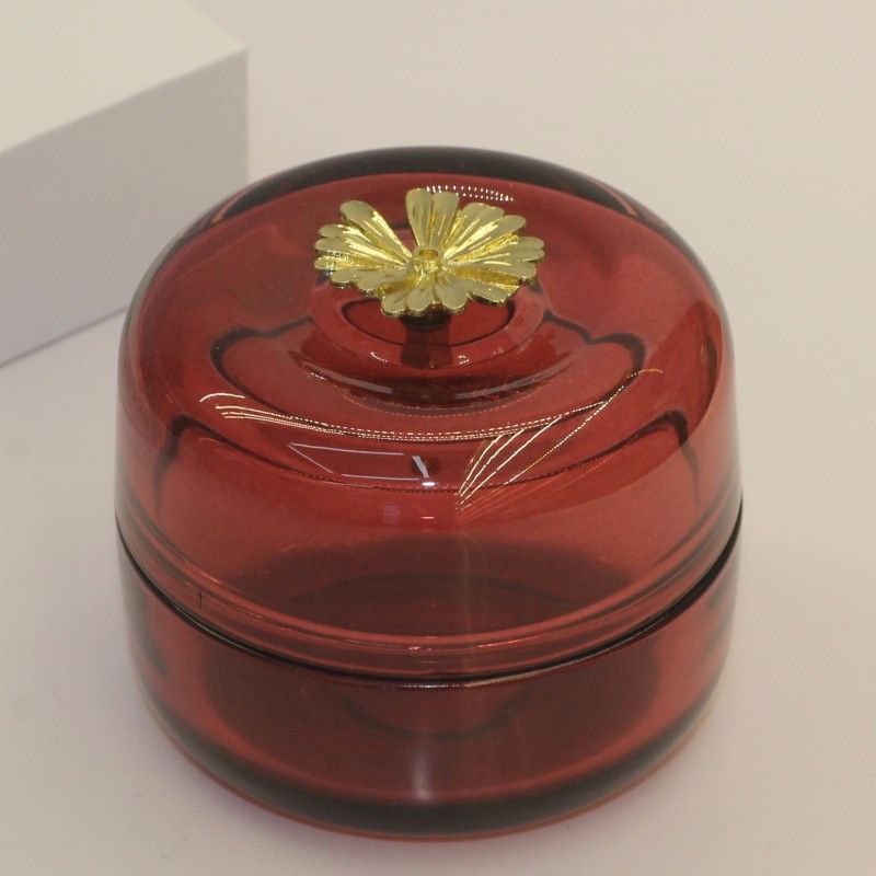 Glass candy jar Nordic storage jar Jewelry box Aromatherapy candle jar