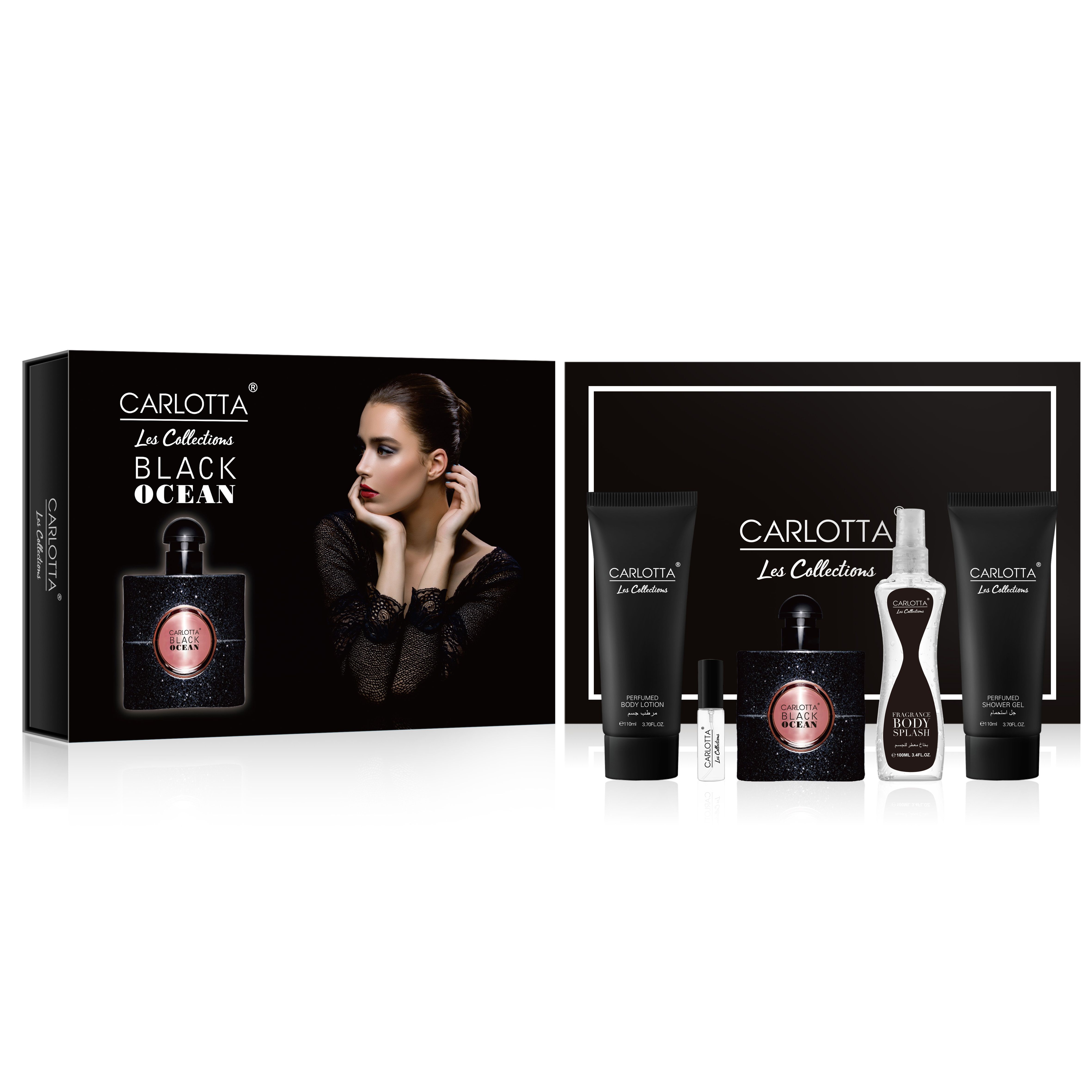 New ladies perfume set 5 sets lasting fragrance flower fruit fragrance gift box