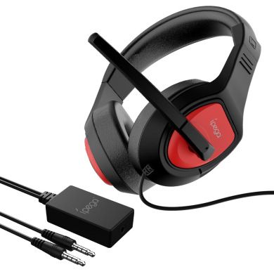 PG-R001 switch Big earphones compatible with PC /P4/ mobile phone wired earphones with audio adapters