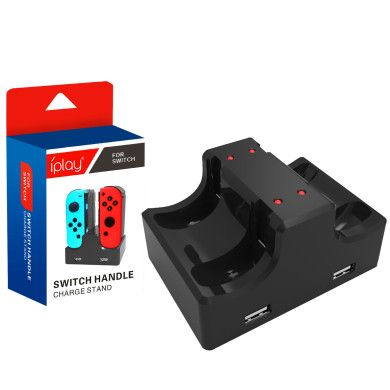 Switch controller four-charge gamepad charger Four controller seats left and right controller seats