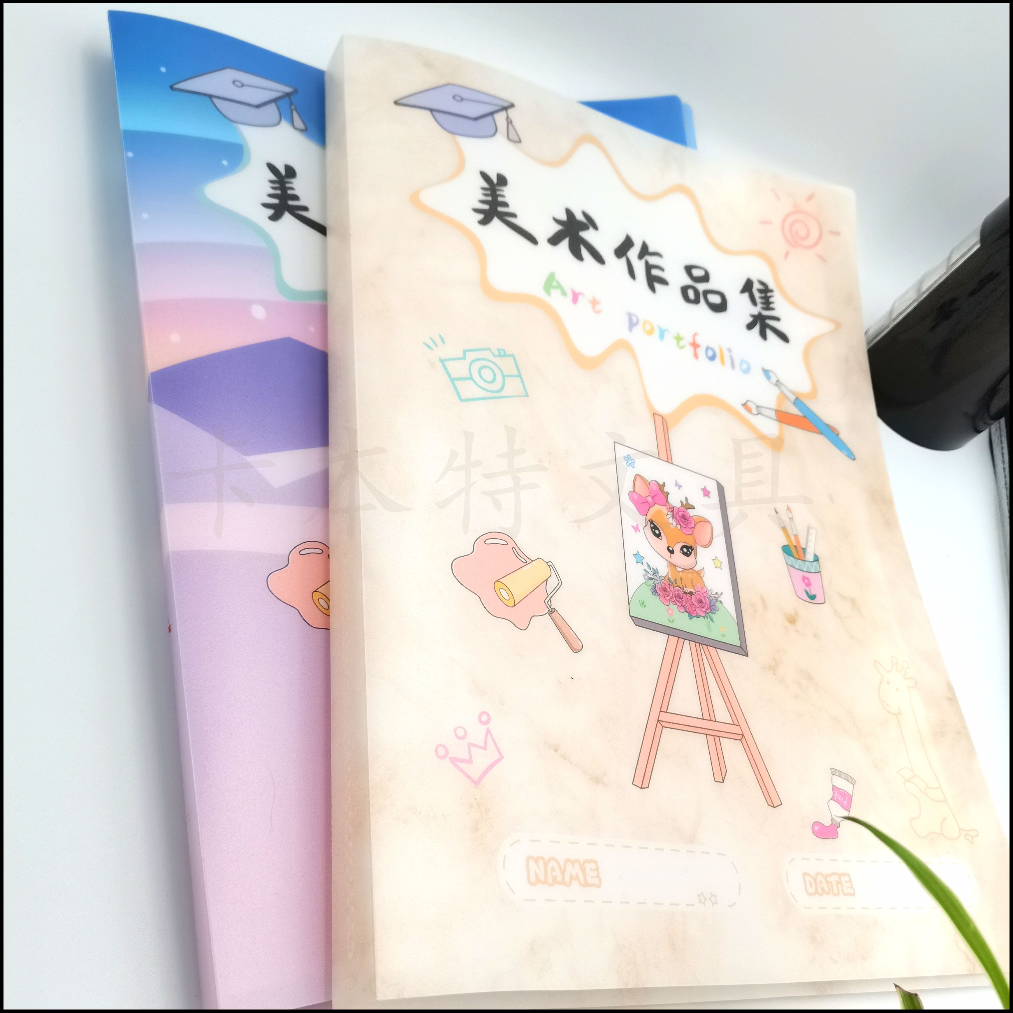 Student A3 brochure manufacturers direct sales without portable 20-page album folder drawing drawings storage bag Application Scenario