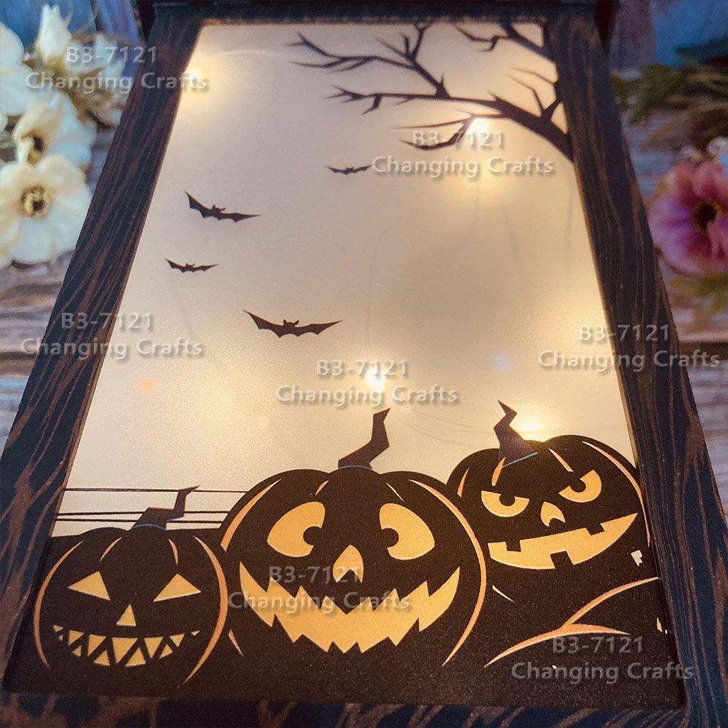 Factory direct sales of European-style Christmas wind lights, LED light-emitting lanterns, decorative handicrafts, Ramadan Festival home party ornaments Item Picture