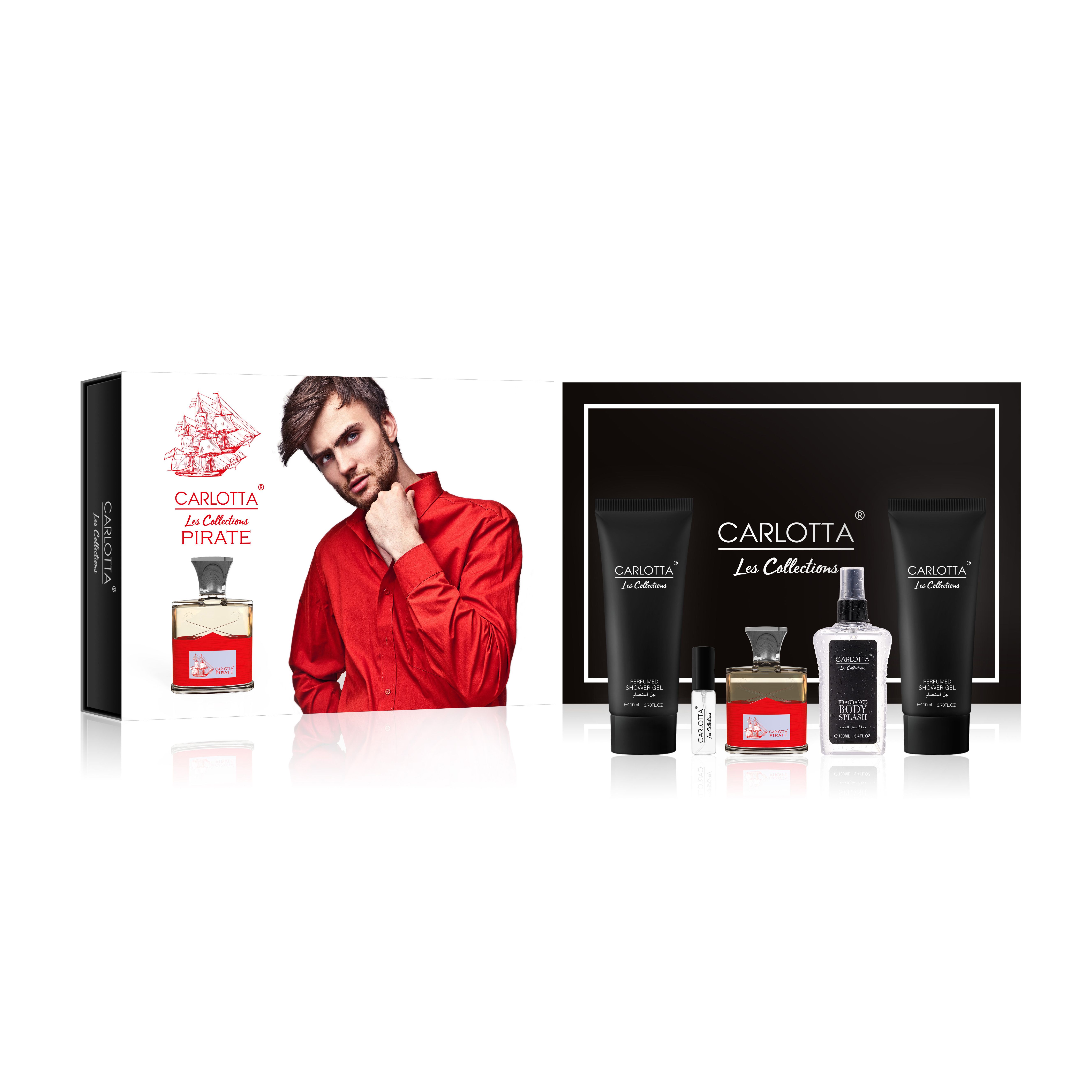 New men's perfume gift box red Pirate 5 sets