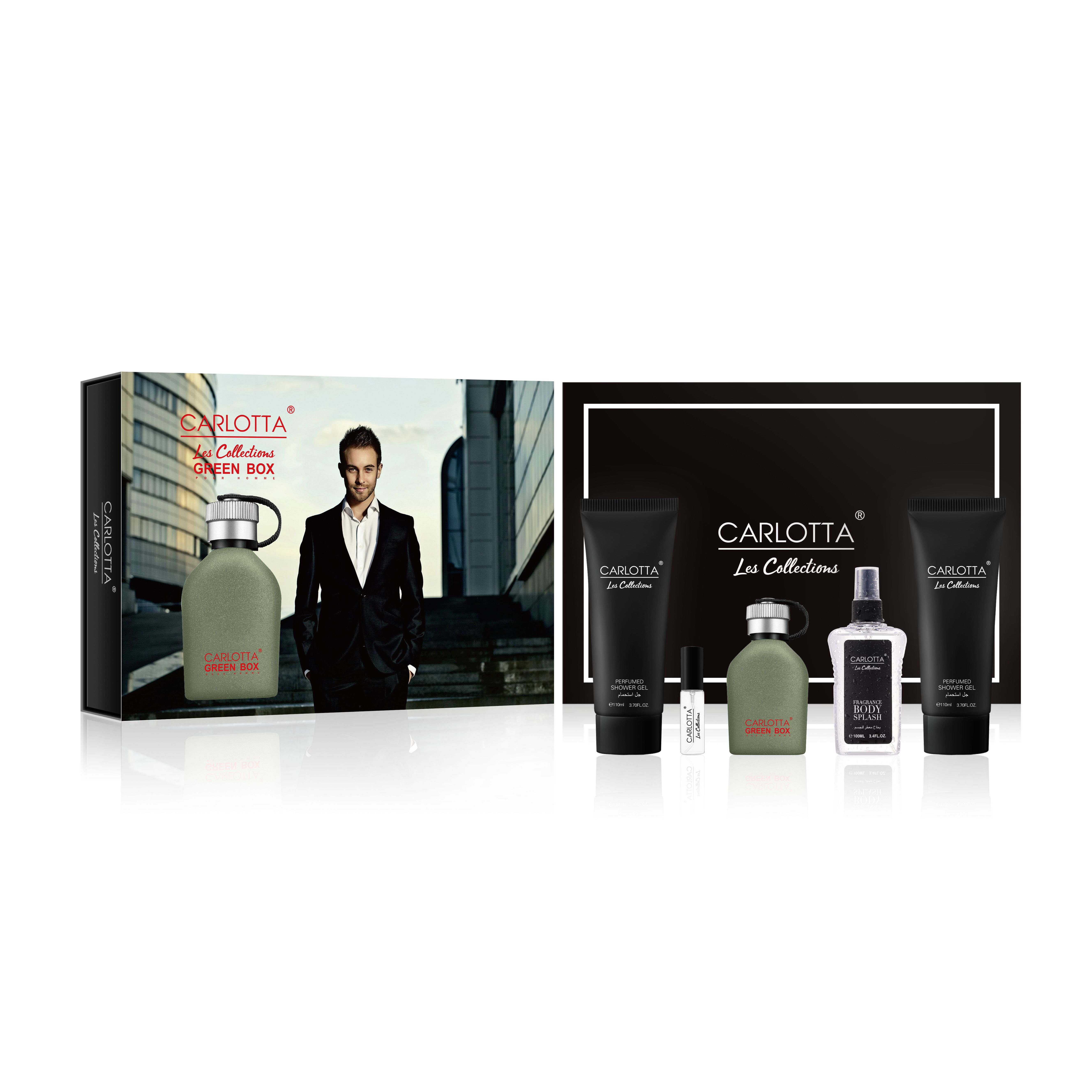 New men's perfume frosted green wave 5 sets