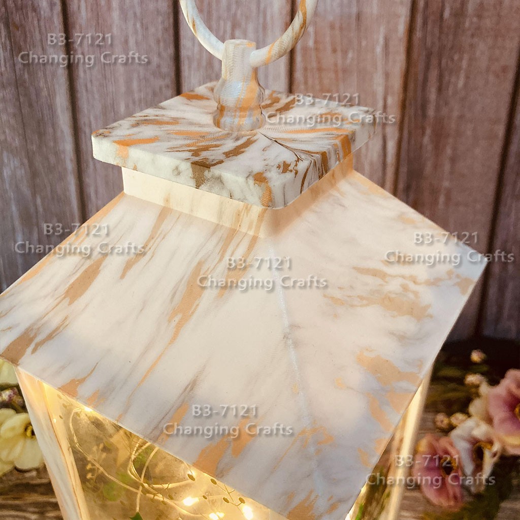 Factory direct sales of European-style Christmas wind lights, LED light-emitting lanterns, decorative handicrafts, Ramadan Festival home party ornaments detail image 7