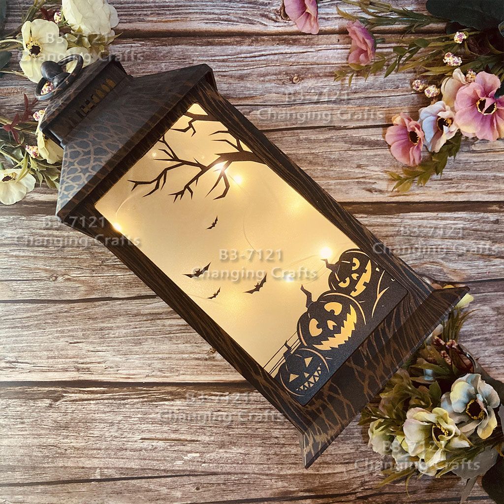 Factory direct sales of European-style Christmas wind lights, LED light-emitting lanterns, decorative handicrafts, Ramadan Festival home party ornaments Application Scenario