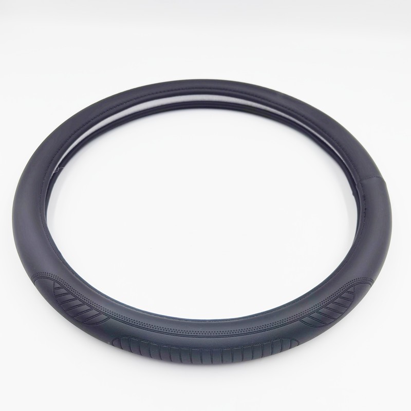汽车用品外贸出口轿车通用汽车方向盘套通用压花把套M号非真皮详情图3